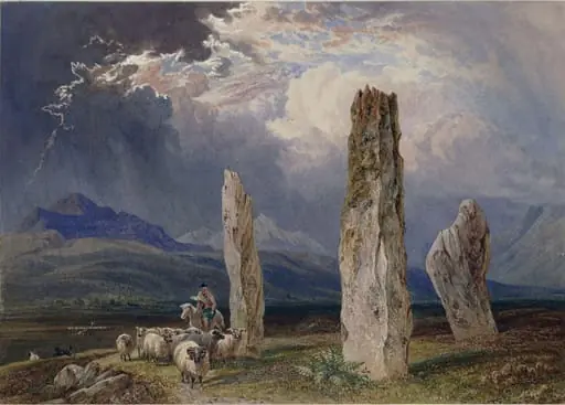 Circle of stones near Tormore, Isle of Arran