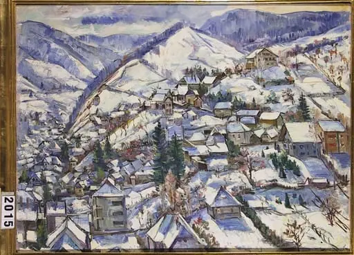 Schi iarna - peisaj