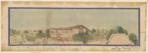 One of three drawings of Chiniot (Jhang district), formerly Punjab and its environs