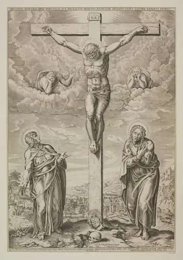 The Crucifixion and the Two Maries