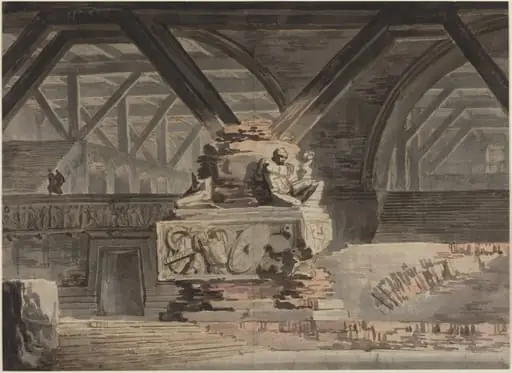 Stage Design: A Sepulchral Vault