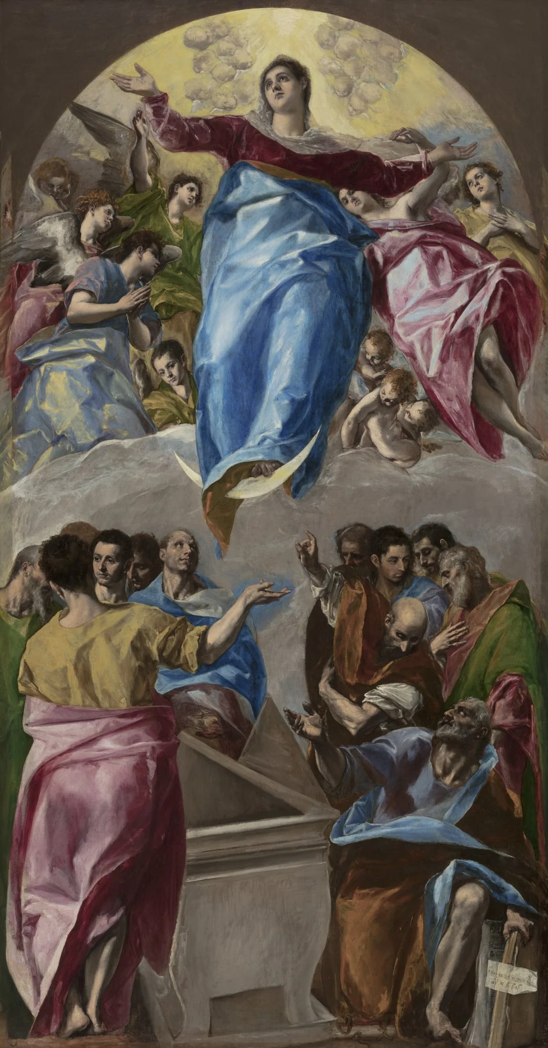 The Assumption of the Virgin, by Domenico Theotokópoulos, called El Greco, oil, 1578