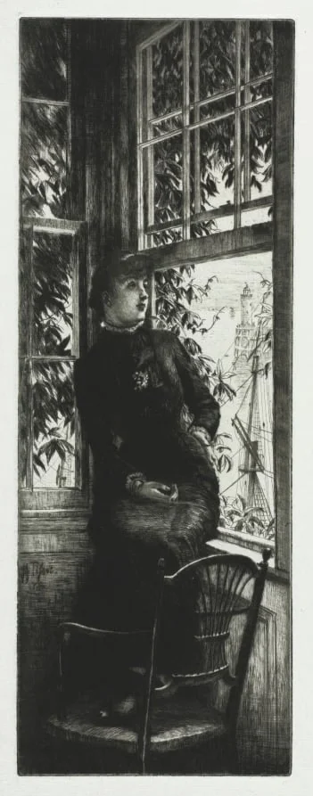 At the Sea Side, by James Tissot, 1880
