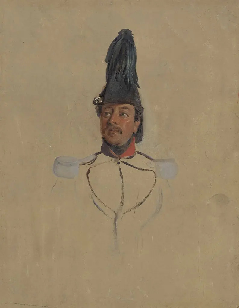 Portretstudie van kapitein T.S. Nabal