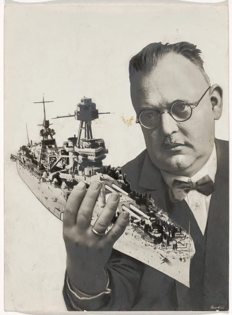 Untitled, by John Heartfield, ink, 1928