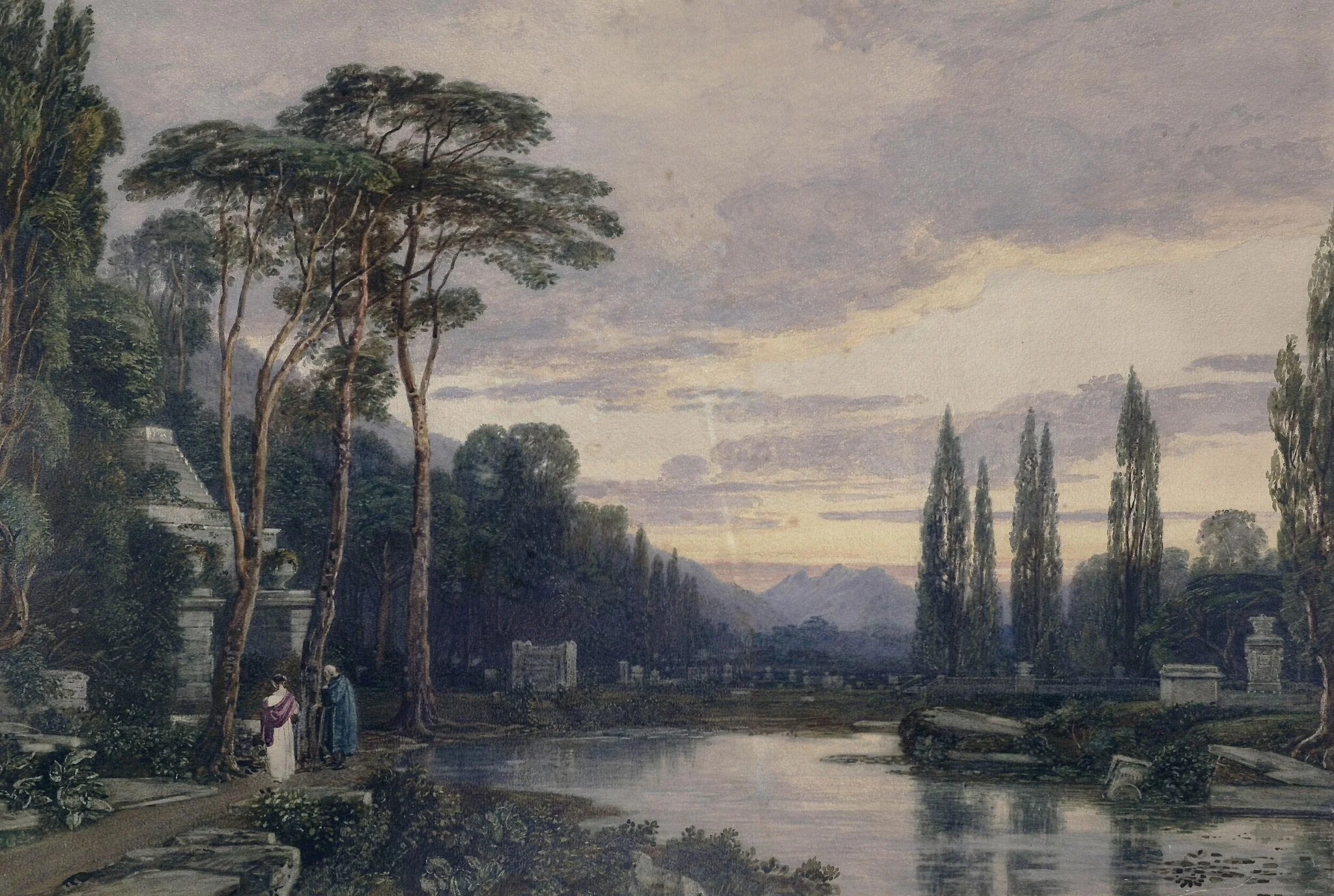 Evening: A Cemetery