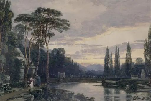 Evening: A Cemetery