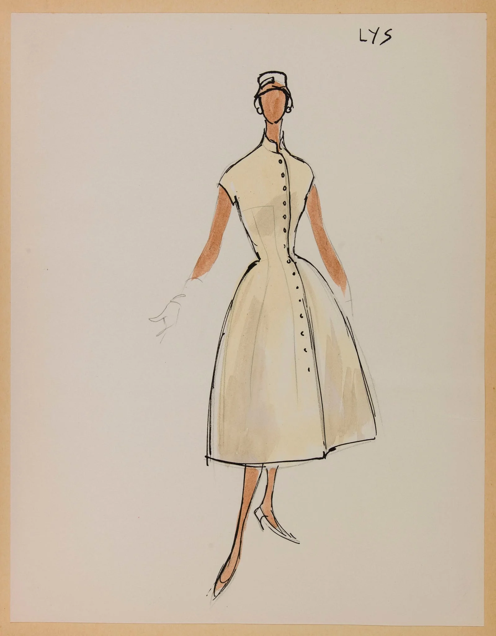 Lys, by Marie-Louise Carven, 1956