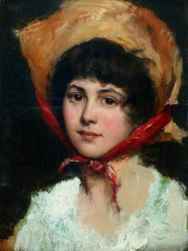 Head of a Young Girl