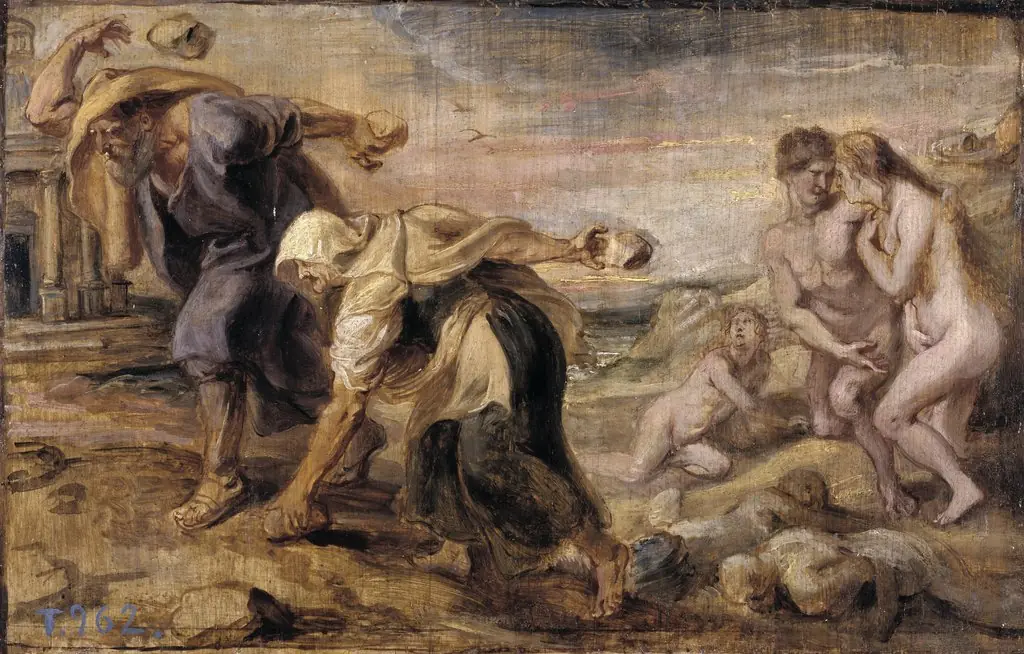 Deucalion and Pyrrha
