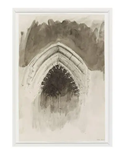 Direct Study of Gothic Arch in Great Sculpture Courts - Victoria & Albert Museum