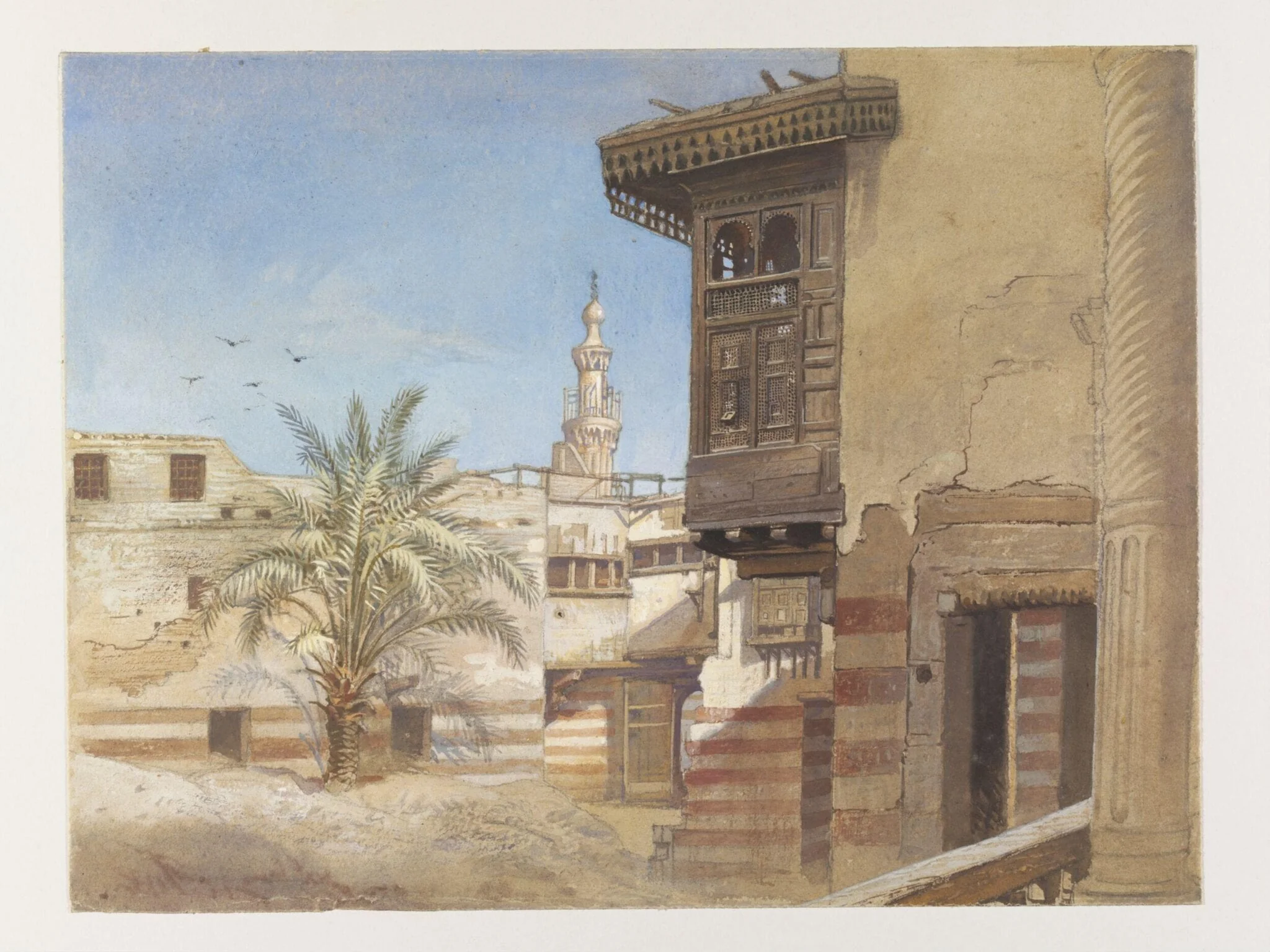View from the Loggia of the Summer Reception Room (Makad) in the House of the Memluk Raduan Bey, Cairo