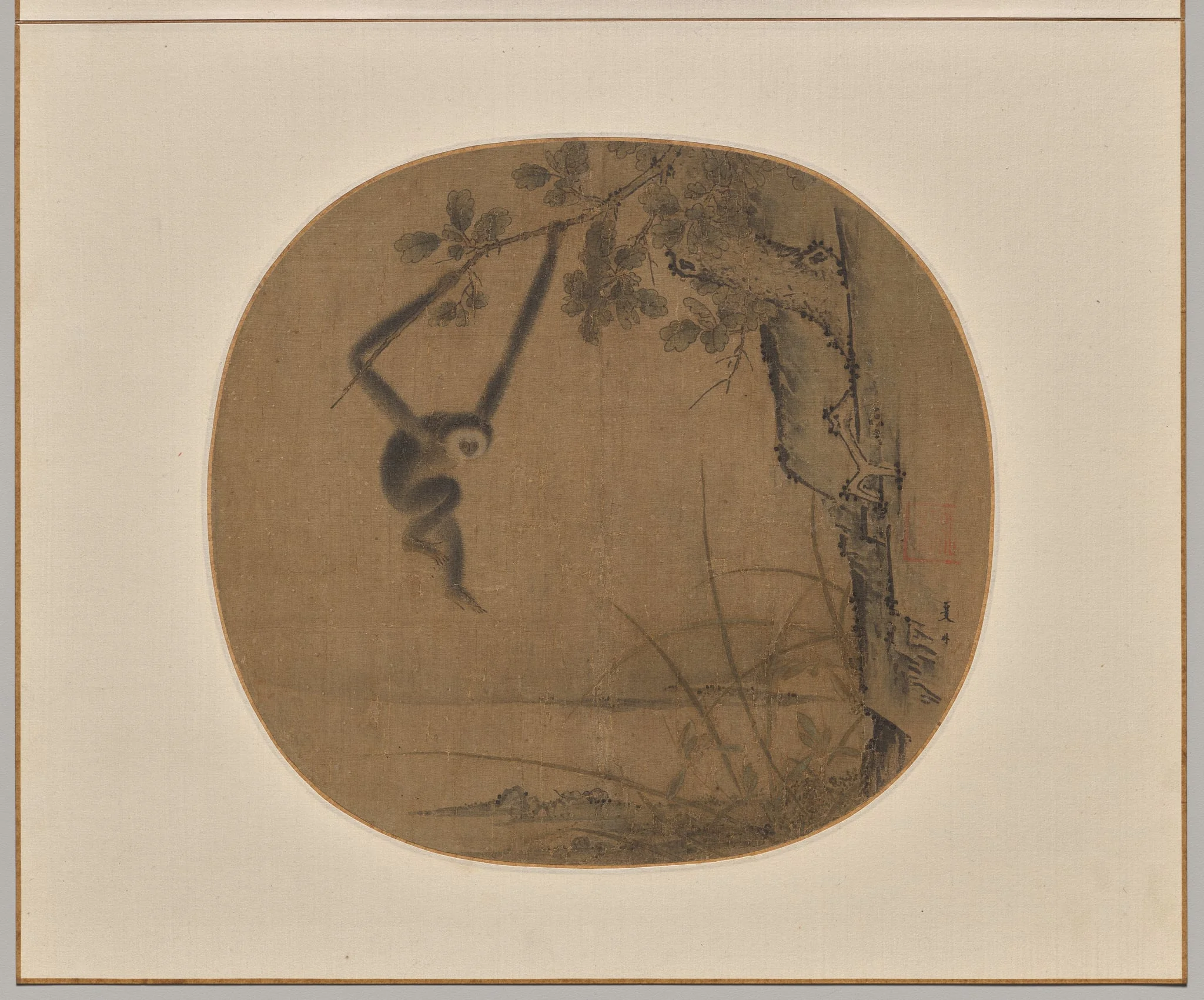 Swinging Gibbon, by Xia Gui, unspecified, 1202