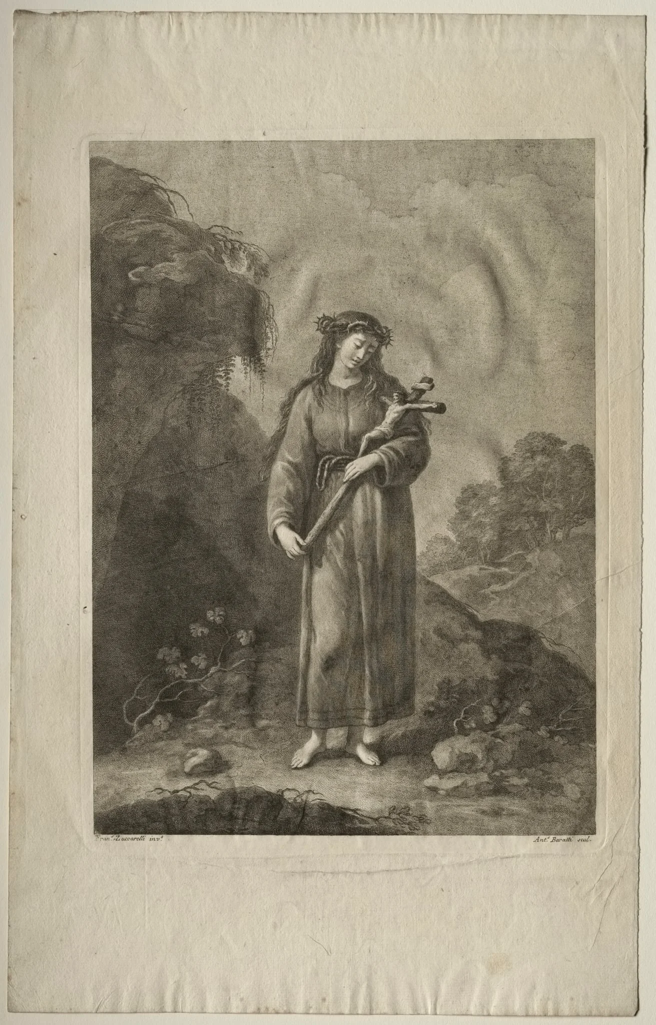 The Mortification, by Antonio Baratti, 1704