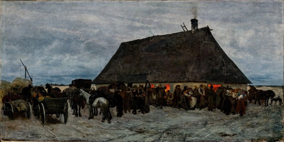 In Front of the Inn