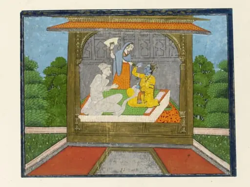 Sudama and Krishna