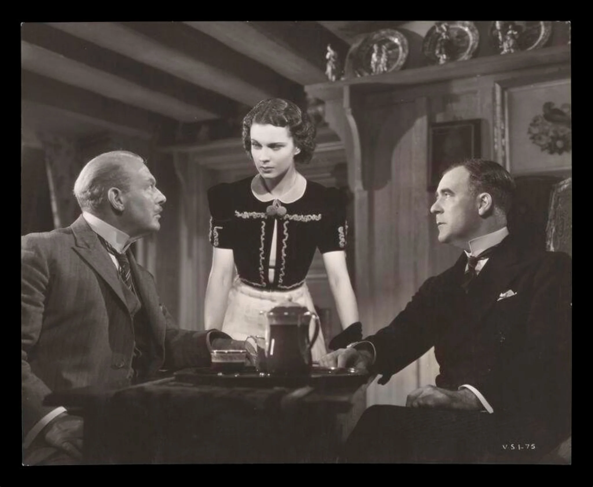 Film still from Dark Journey (1937), by K. Ogawa printing factory, photographic, 1937