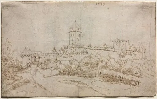 View of a Castle (recto)