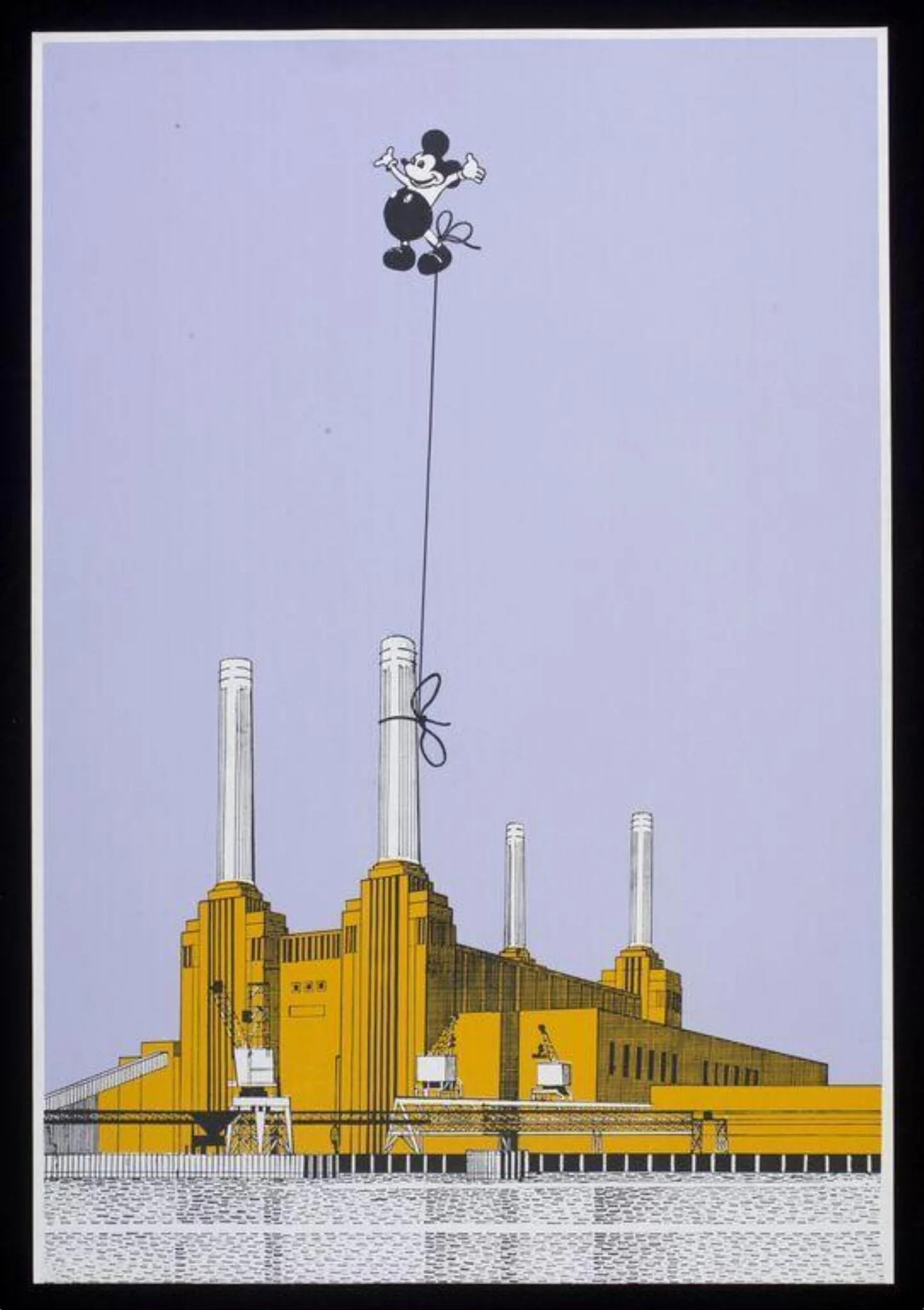 Battersea Power Station. Disneyland?, by Brian Barnes, 1986