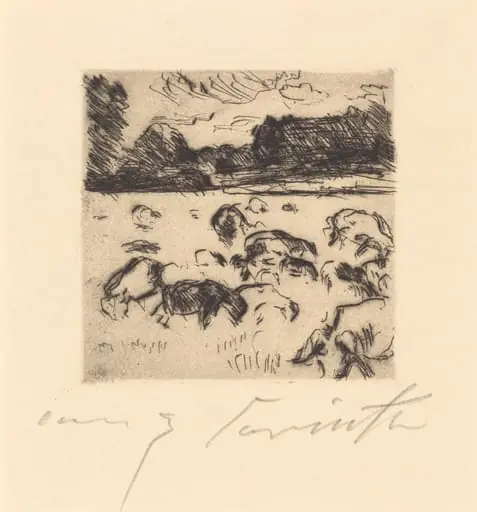 Weidende Schafe (Grazing Sheep)