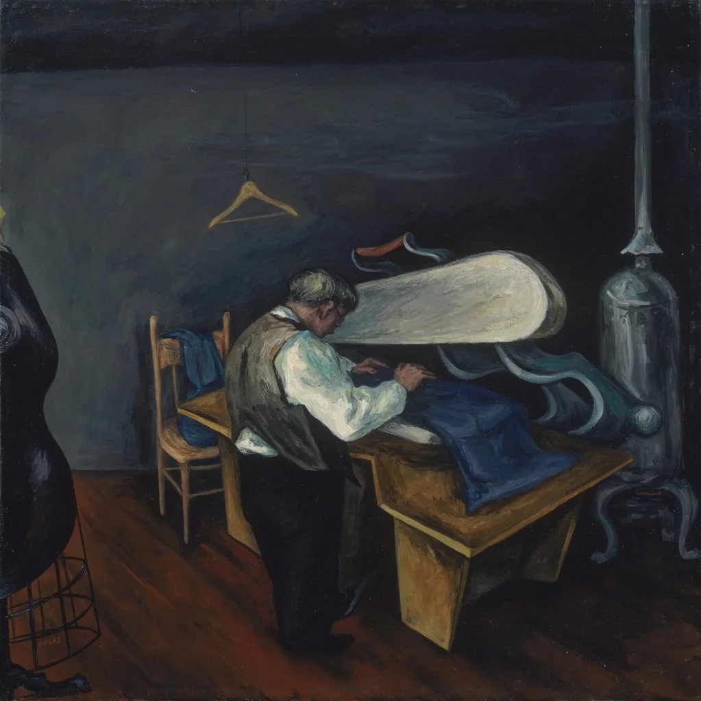 Untitled, by Mervin Jules, oil, 1943