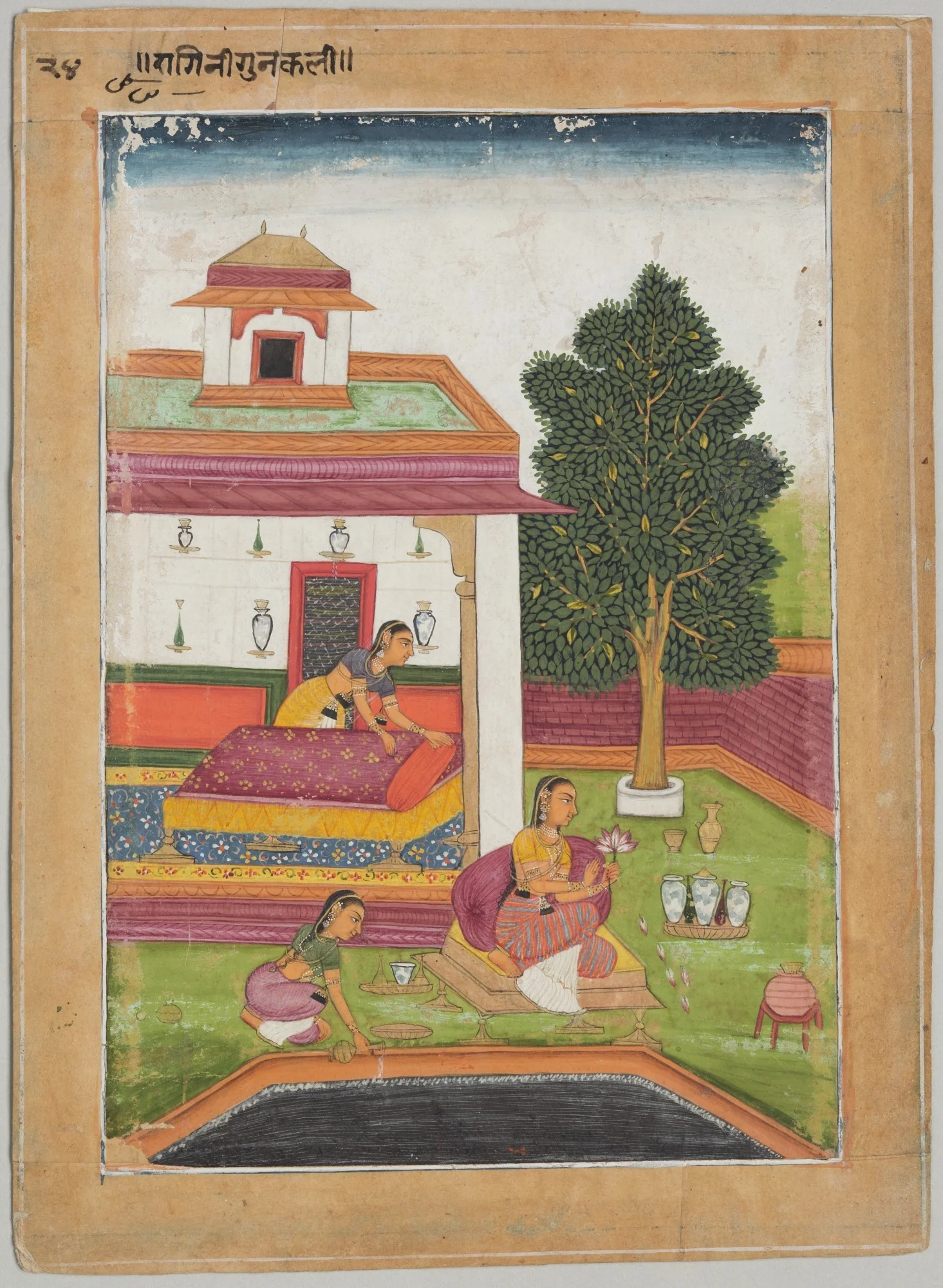 Illustration to the Musical Mode Malasari Ragini