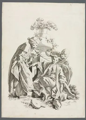 The Senses: Touch (after Boucher)