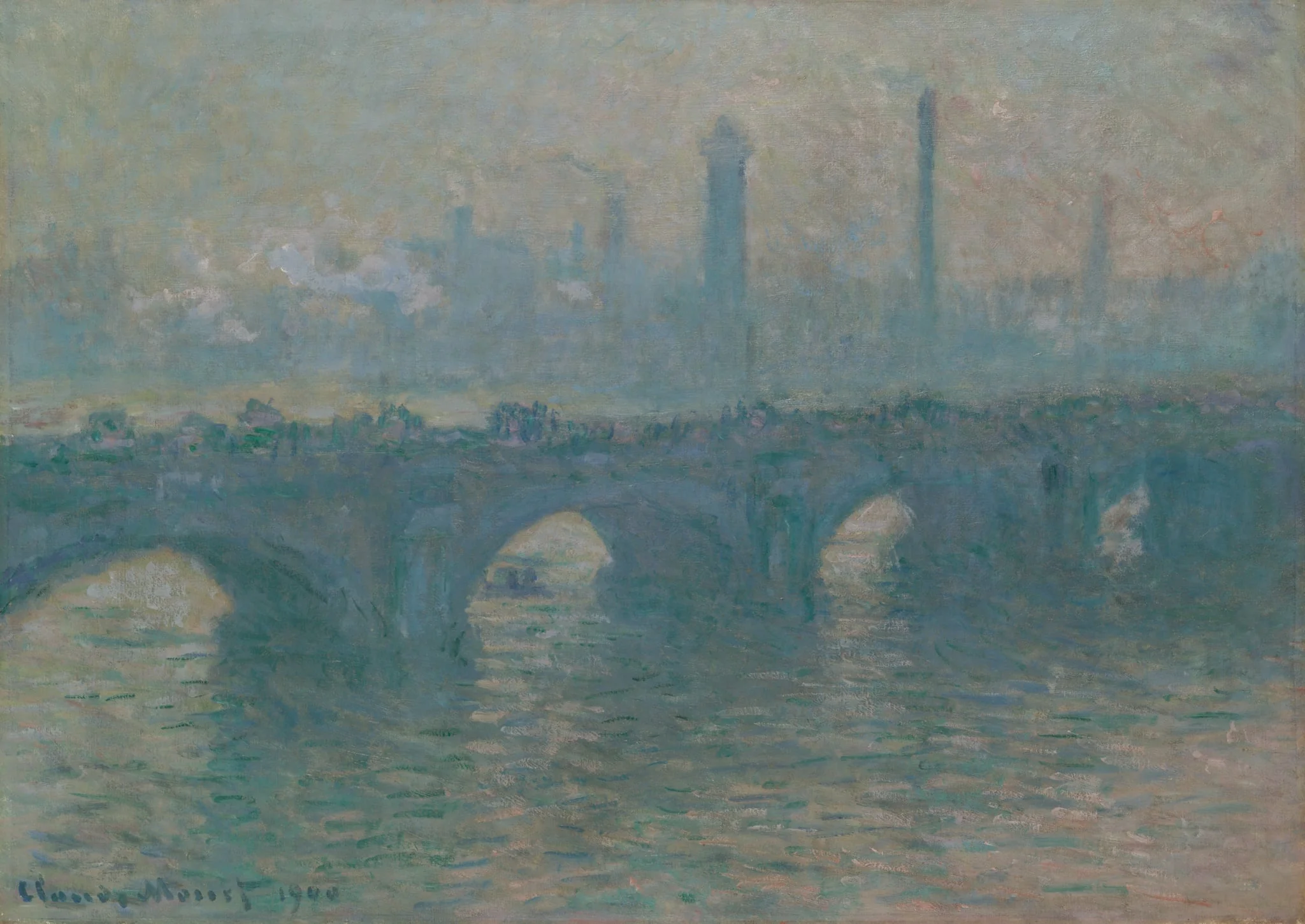 Waterloo Bridge, Gray Weather