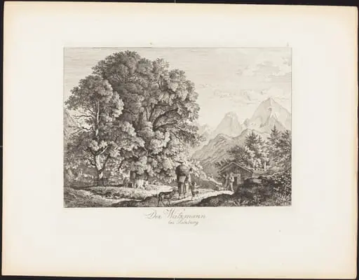 Der Watzmann bei Salzburg (The Watzmann near Salzburg)