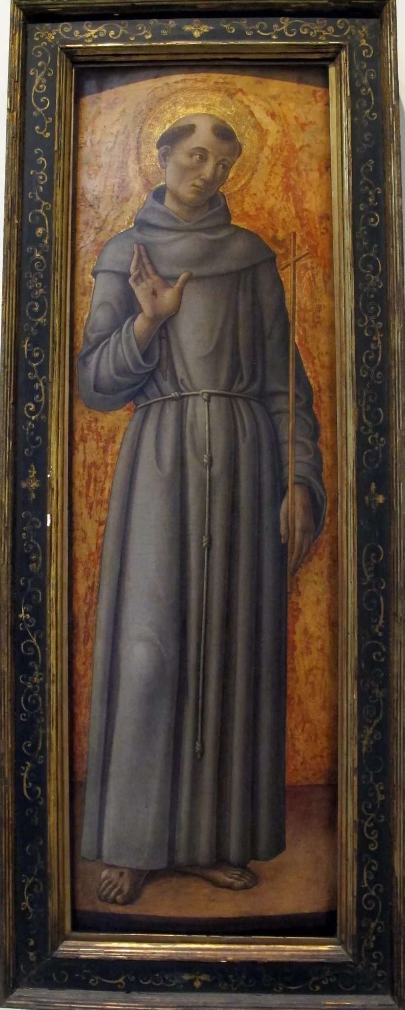 Franz von Assisi, by Bartolomeo Vivarini, unspecified, 1450