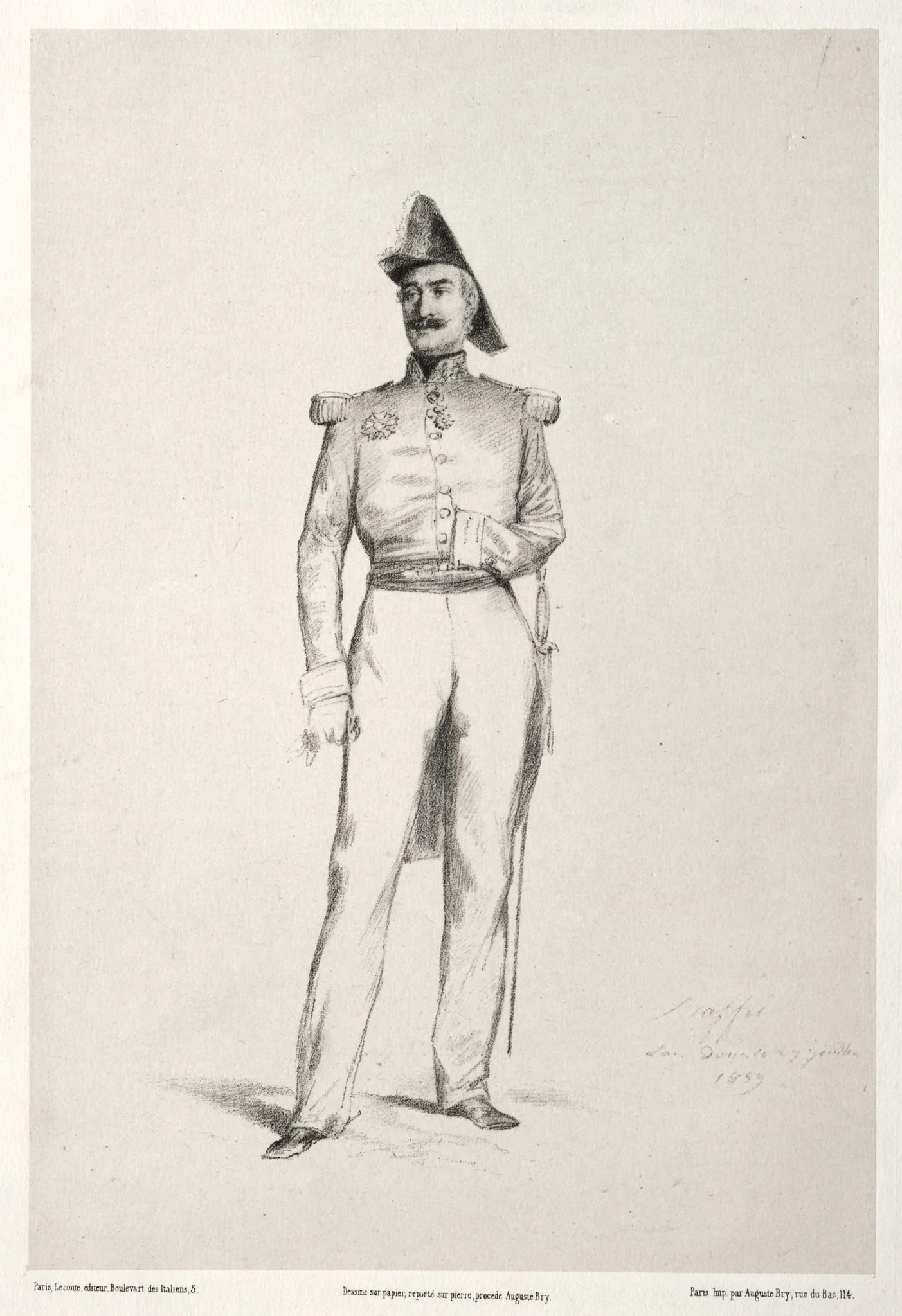 La Maréchal Baraquey d'Hilliers, by Auguste Raffet, 1859