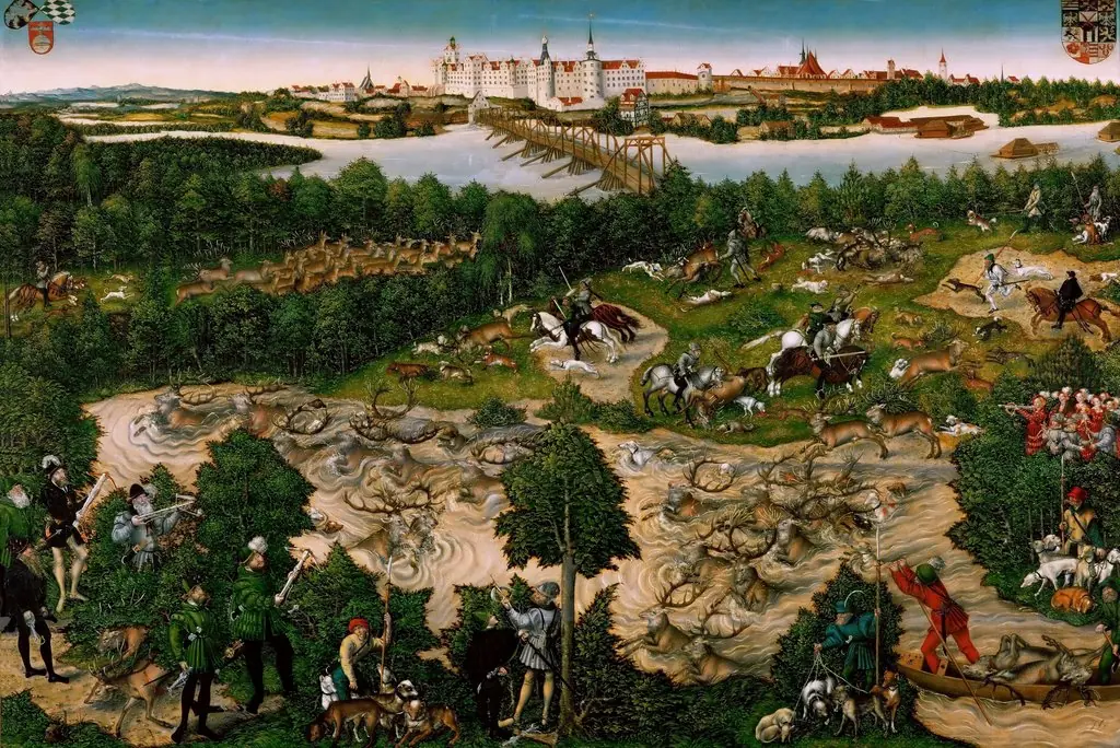 The Stag Hunt of the Elector Johann Friedrich of Saxony, or Frederic the Wise