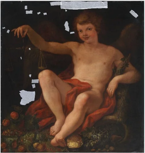 The Zodiacal Month of September, by Unknown, oil