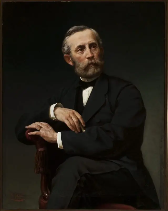 Portrait of Ewaryst Mejer, president of the Sectional Directorate of the Land Credit Association in Warsaw