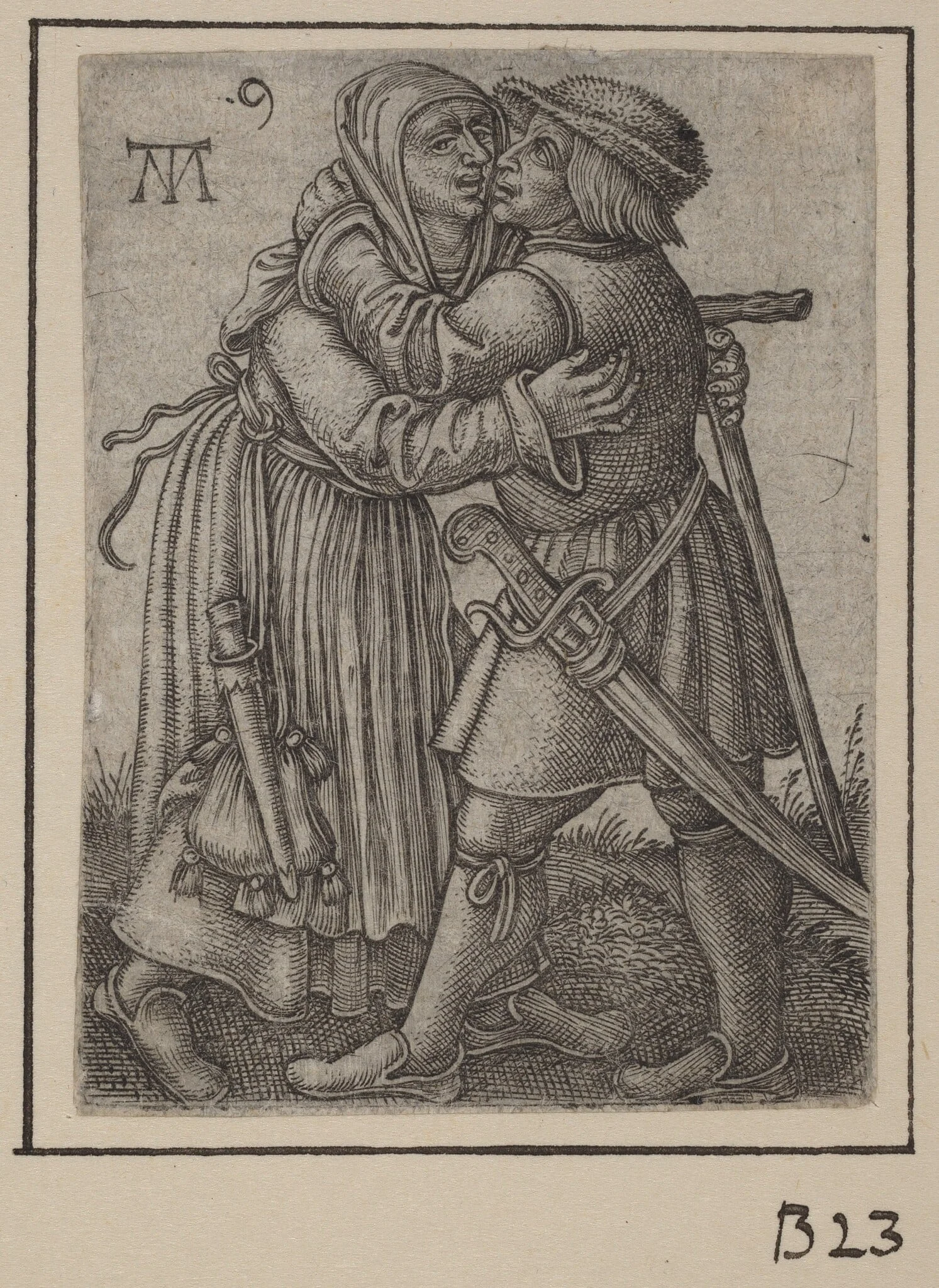 Embracing Couple