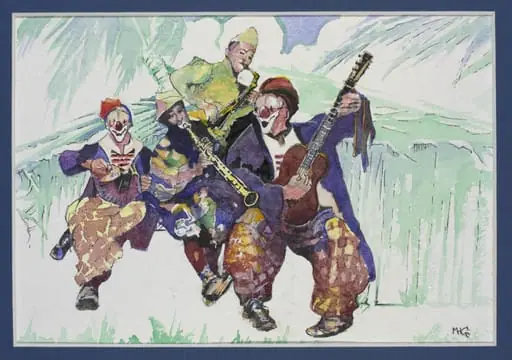 Chocolate & Company, The Rastelli Clowns, appearing as a speciality act in the pantomime Robinson Crusoe, Bristol Hippodrome, 1969.