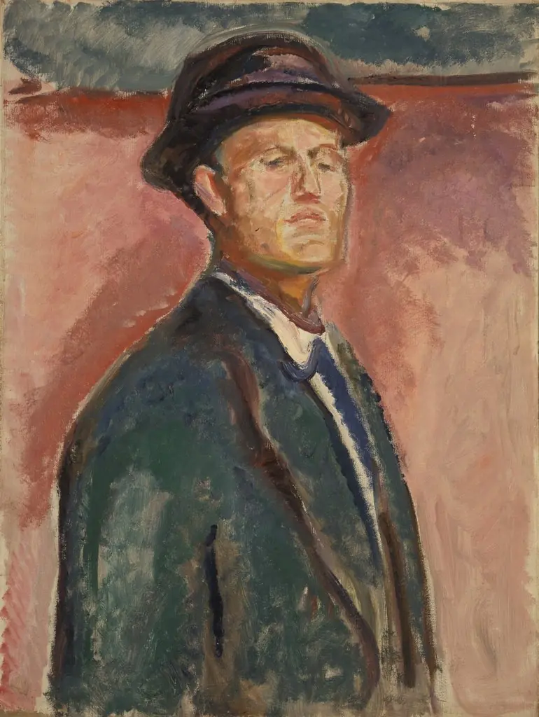 Self-Portrait with Hat