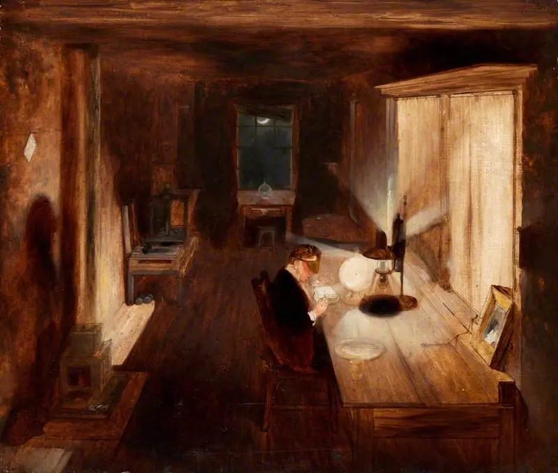 John Jackson (1801–1848), the Wood-Engraver at Work