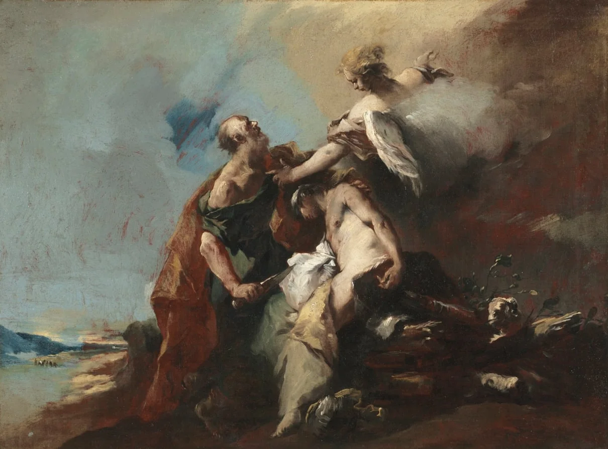 The Sacrifice of Isaac, by Francesco Guardi, unspecified, 1754