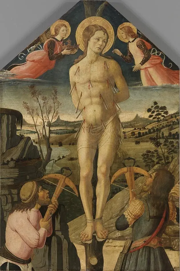 The martyrdom of Saint Sebastian