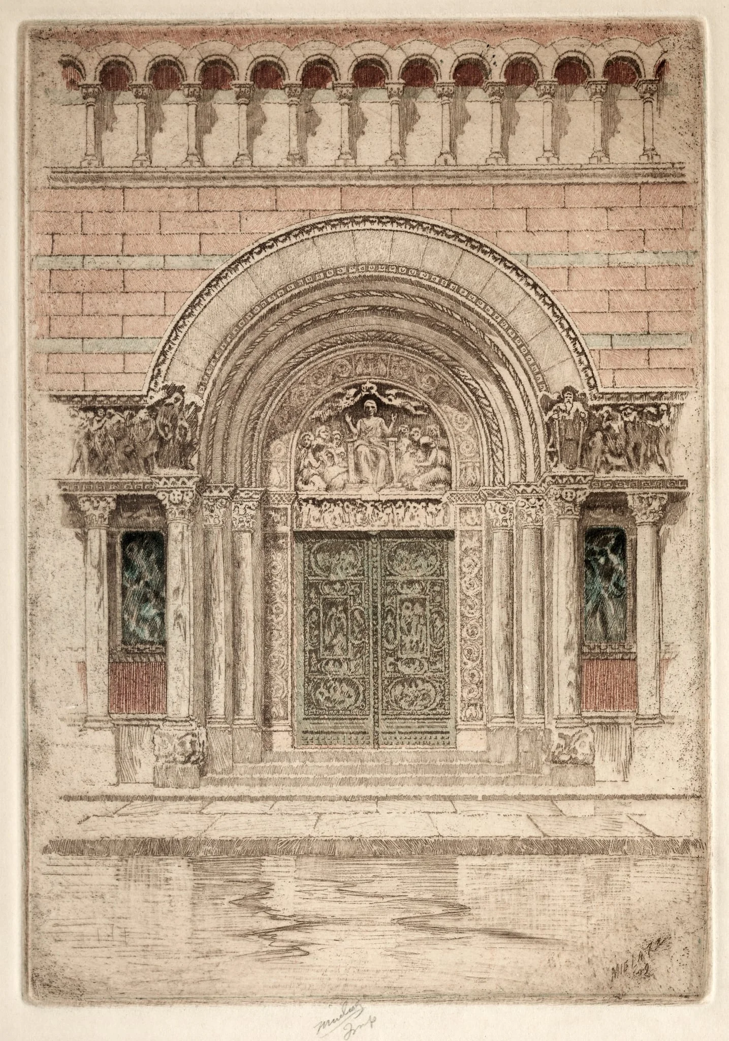 Door of St. Bartholomew, by Charles Frederick William Mielatz, 1909
