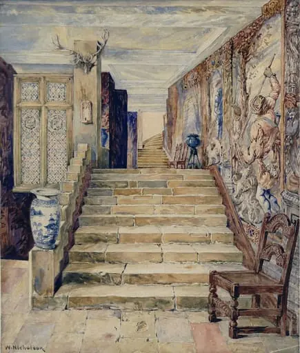 Staircase at Thorpe Ash Hall