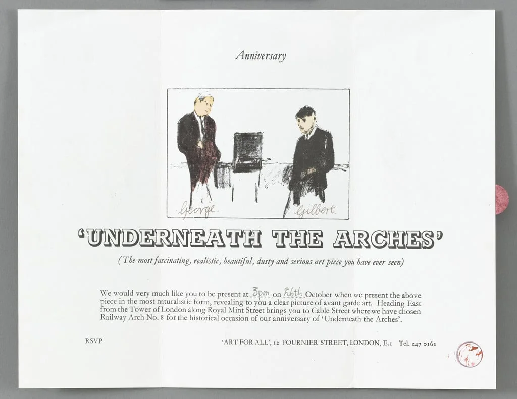 Untitled, by Gilbert Proesch, George Passmore Gilbert & George, watercolor, 1969