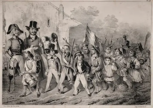 Actualités:  Bon!  Les moutards en veulent sussi!  quand on parle de guerre!  comme toute ca prend feu! ... On voit que c'est de la plante indigène!... ca promet!!