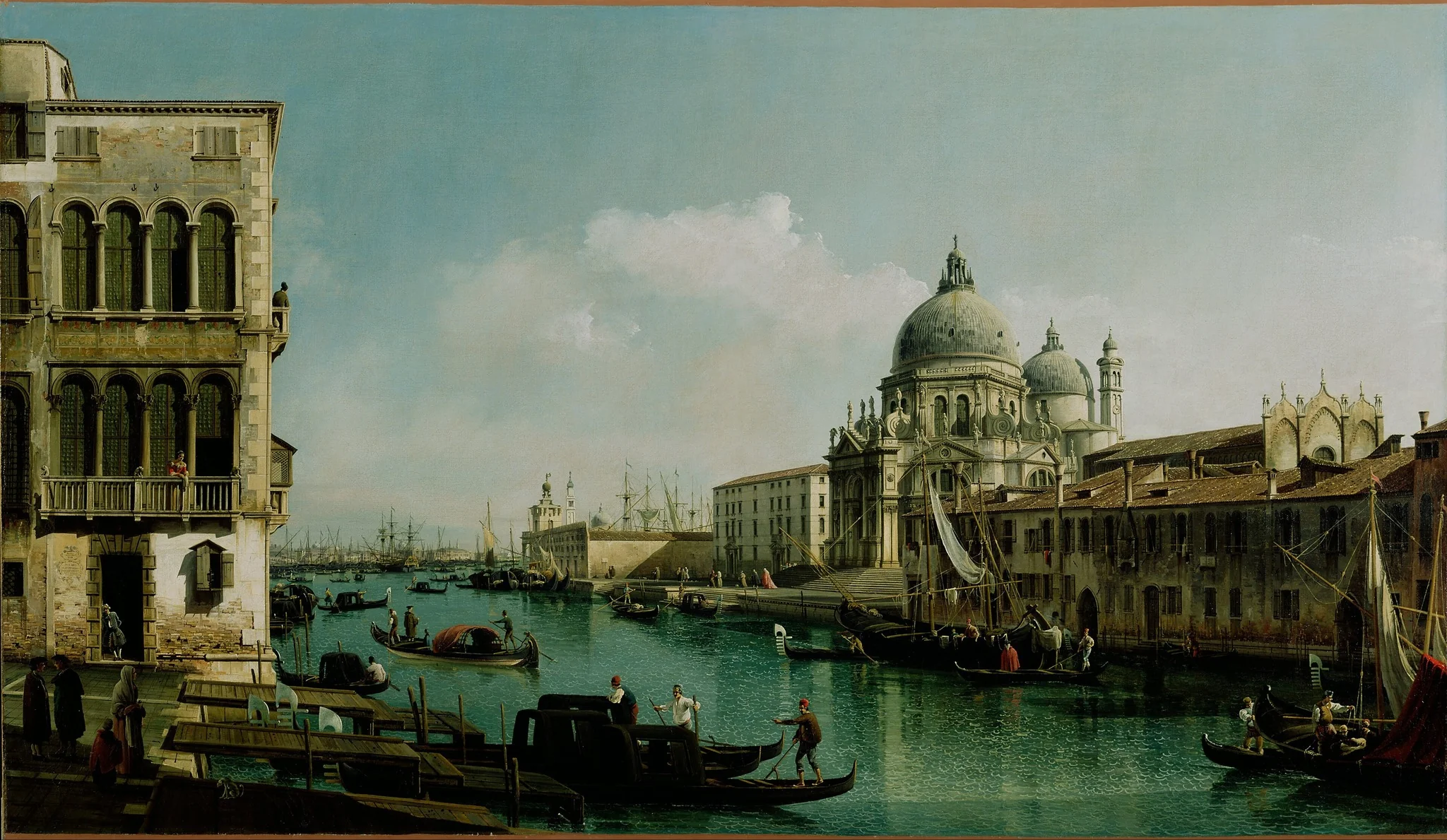 View of the Grand Canal: Santa Maria della Salute and the Dogana from Campo Santa Maria Zobenigo