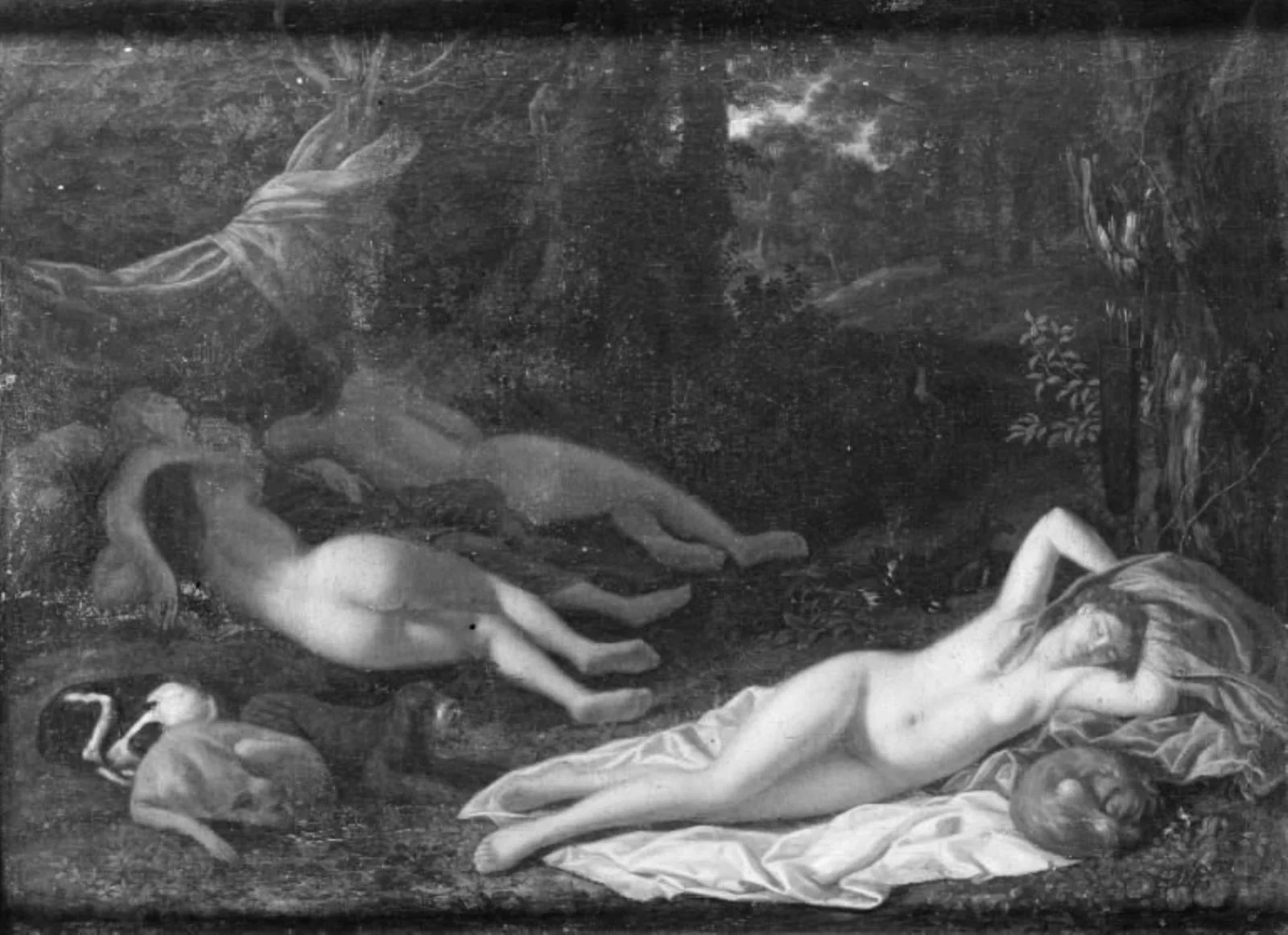 Diana and Nymphs, by Unknown, 1750