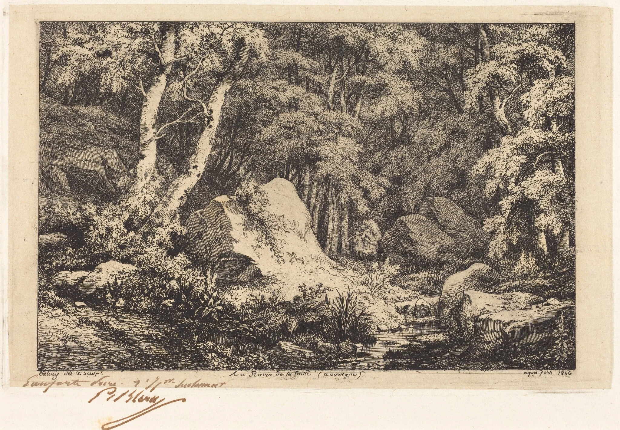 Au ravin de la faille, Auvergne (The Ravine at Auvergne)
