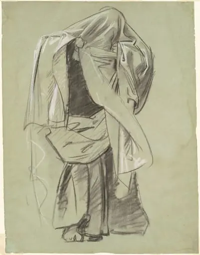 Study for "Frieze of Prophets"
