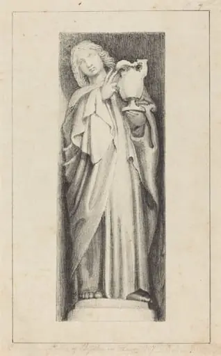 Saint John, from Henry the Seventh's Chapel  Westminster Abbey