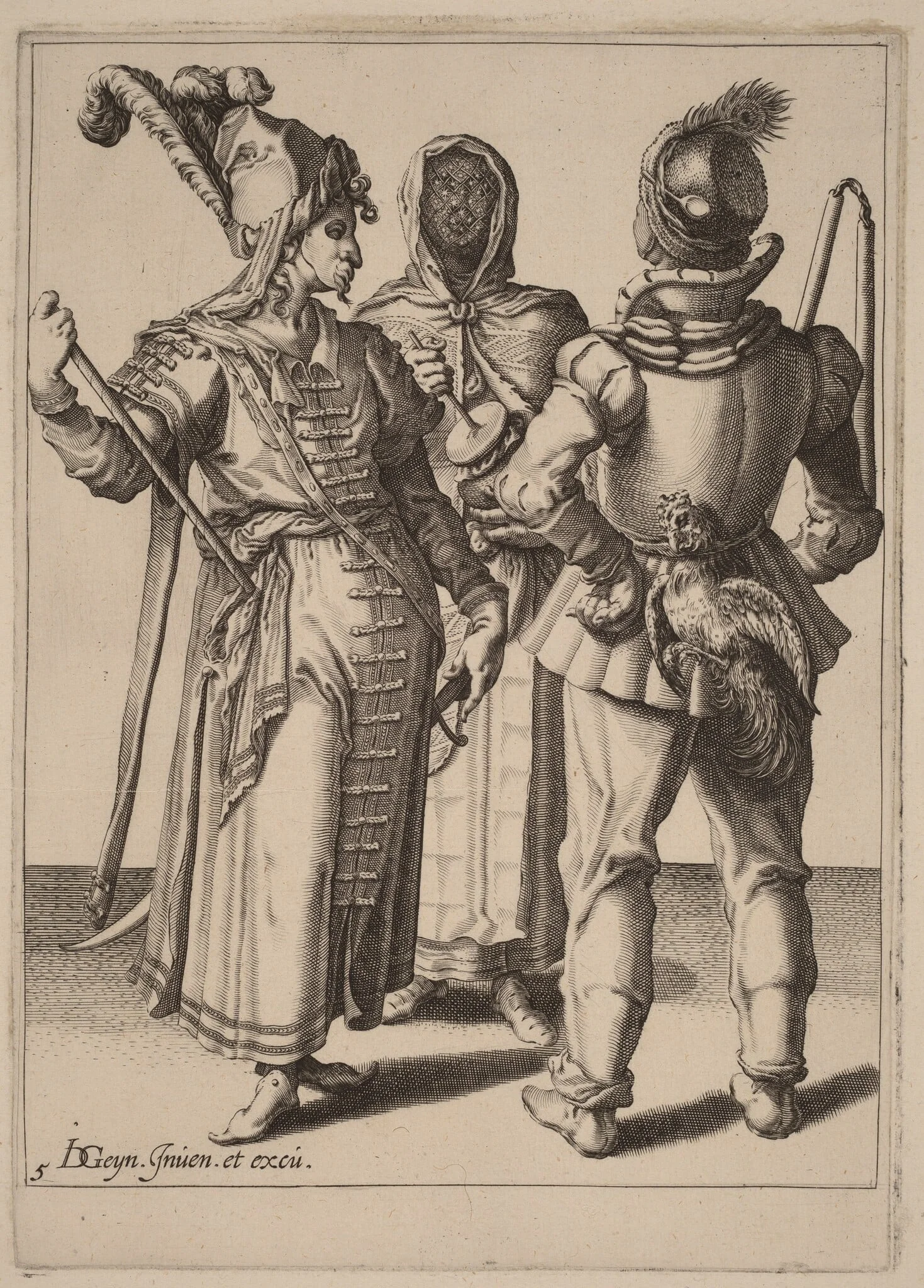 A Grandee, a Peasant, and a Veiled Woman